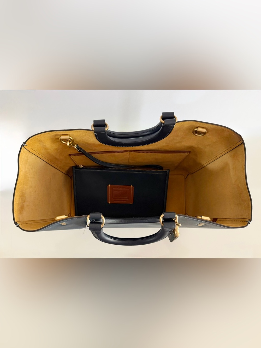 Coach Rae Tote in Dark Denim Multi - Picture 4 of 16